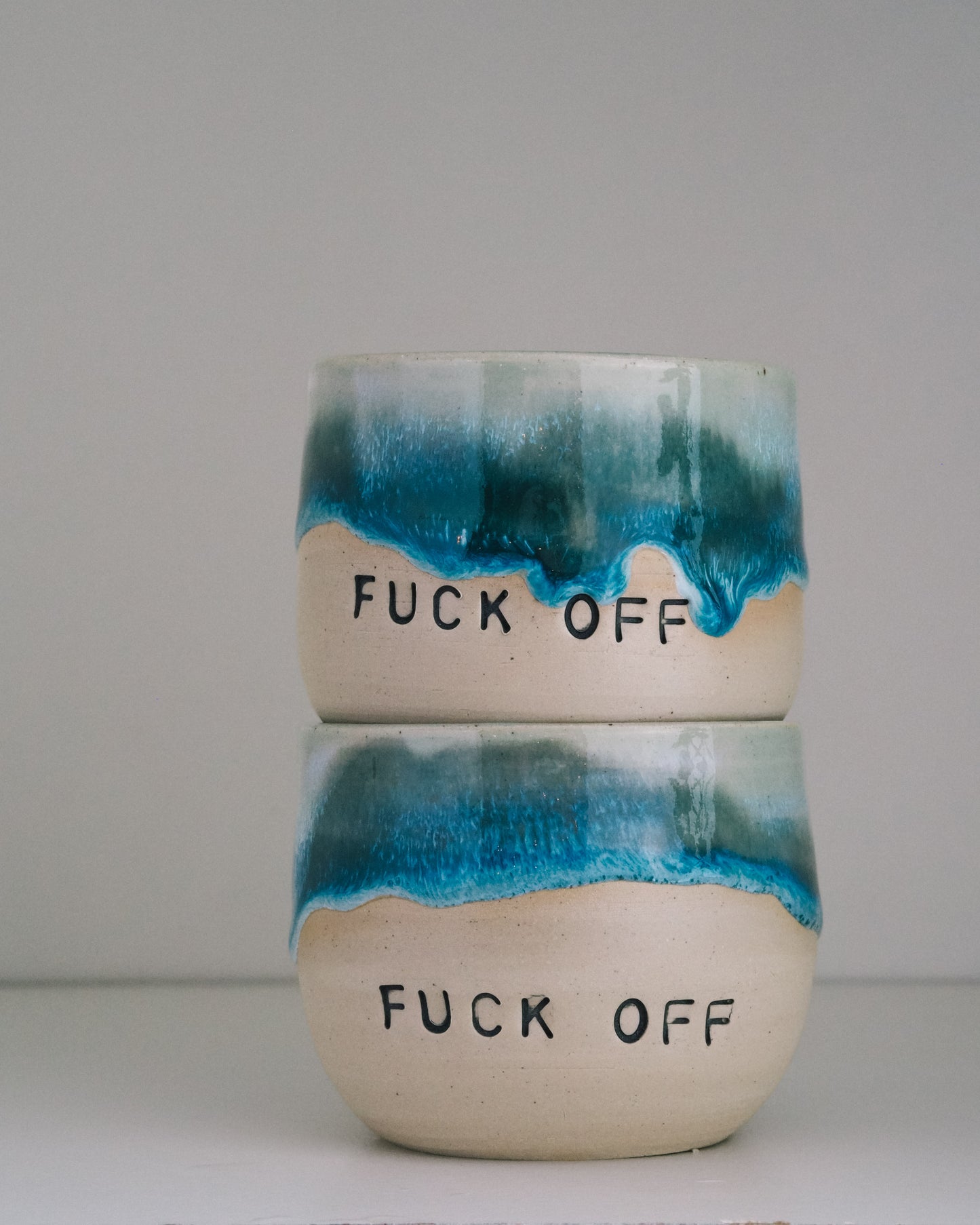 Fuck Off SET  // Espresso Becher #026
